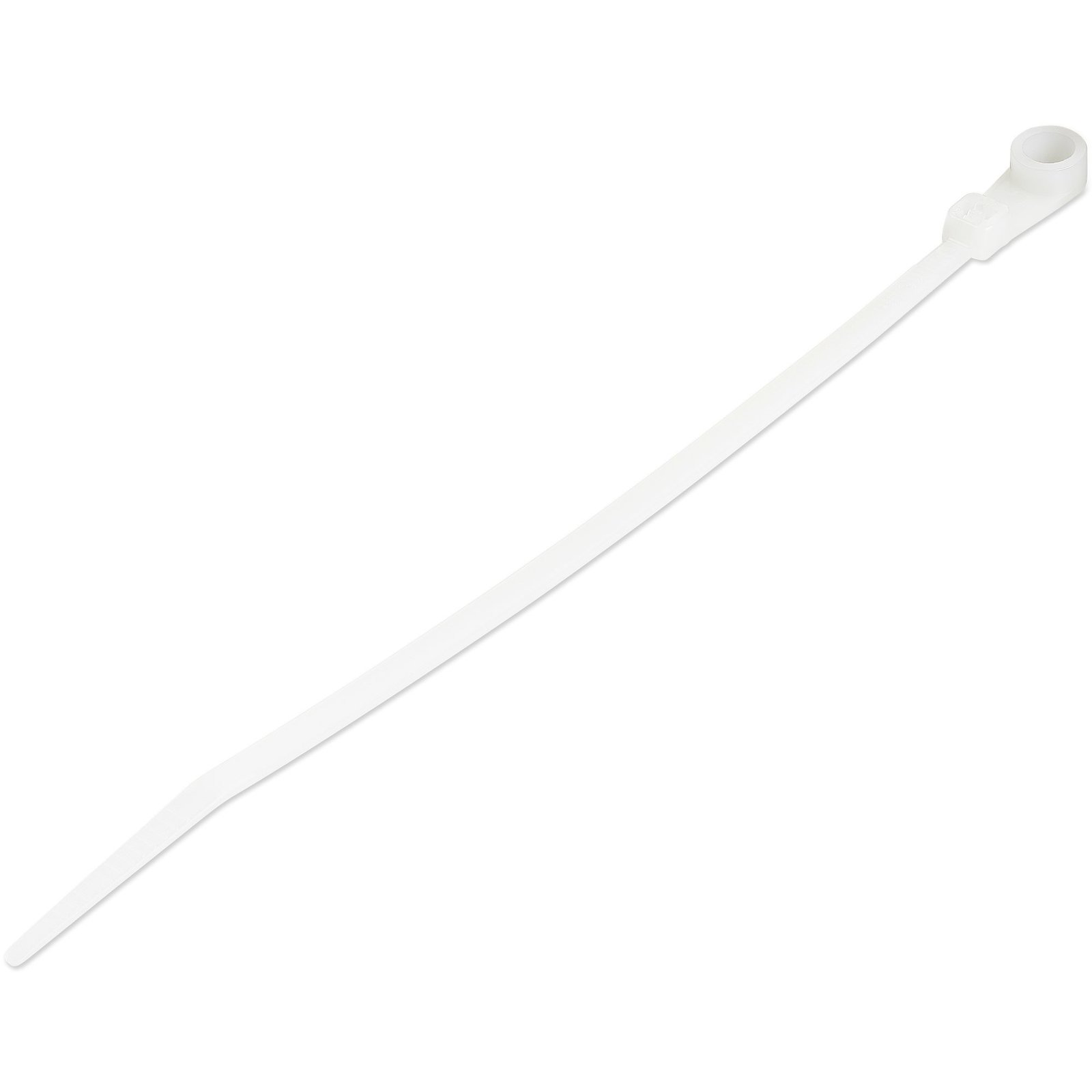 StarTech.com 6"(15cm) Cable Ties with Mounting Hole - 1/8"(3mm) wide, 1-1/2"(40mm) Bundle Dia. CBMZTS10N6