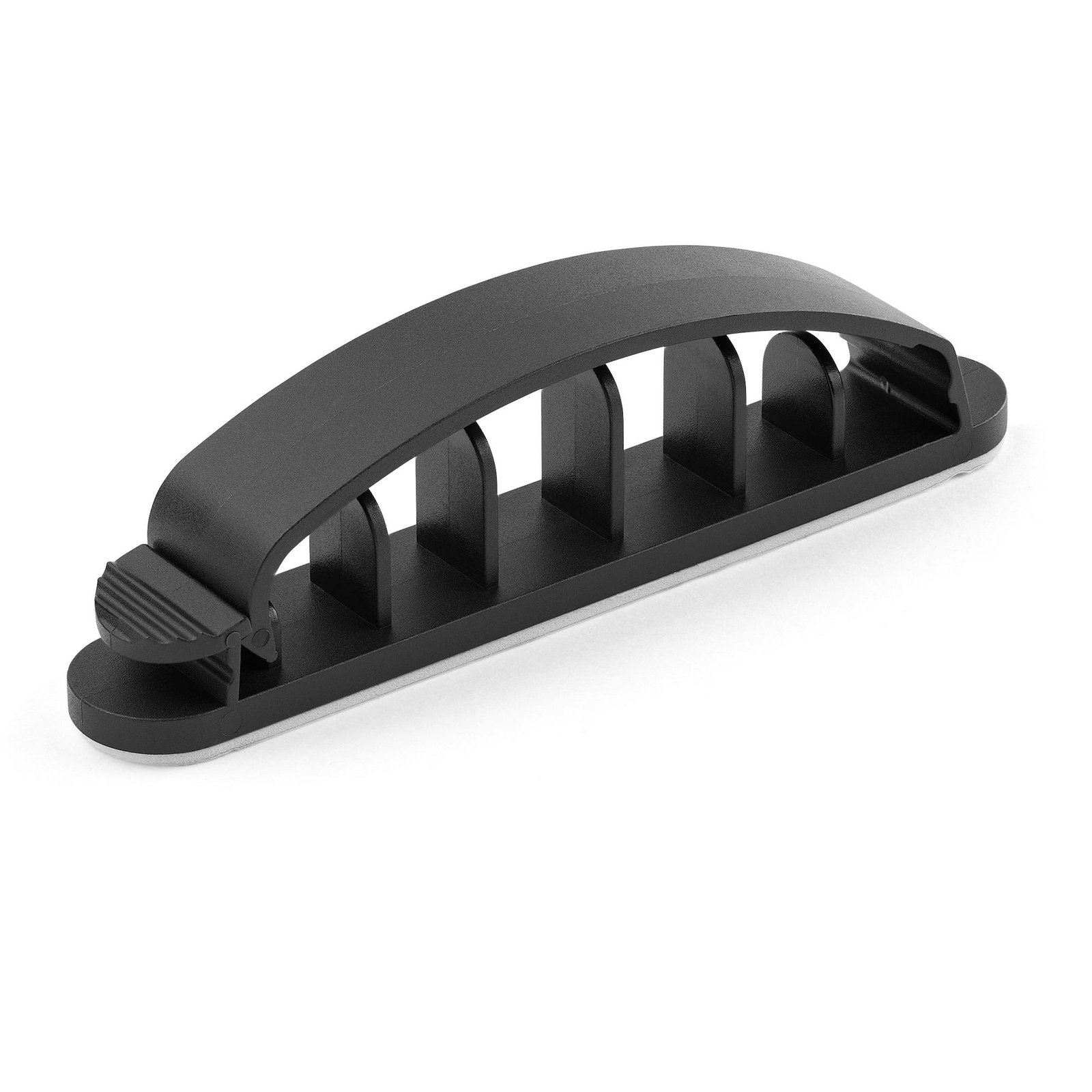 StarTech.com 100 Pack Cable Management Clips - Self Adhesive 6 Slot Comb - Resusable Desktop