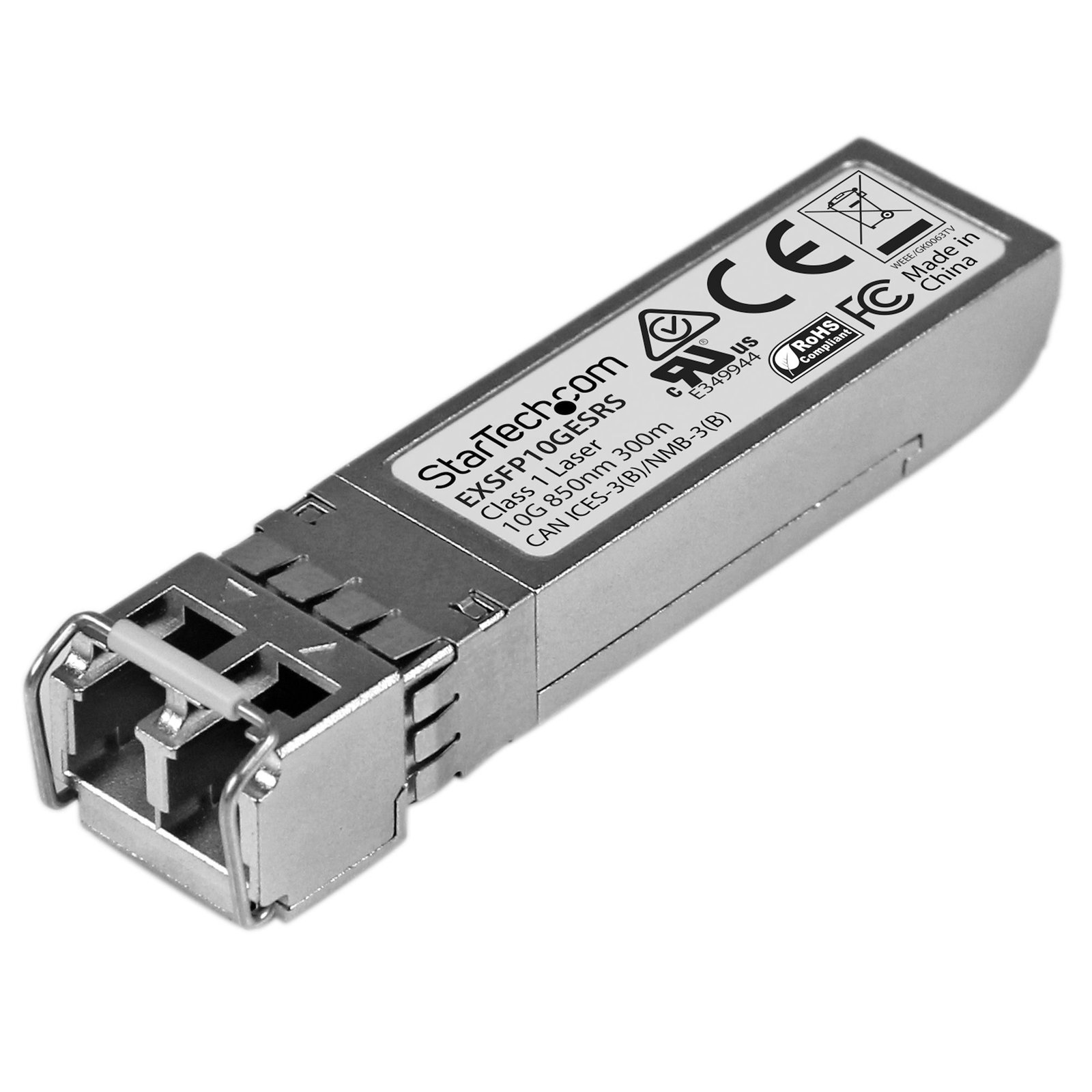 StarTech.com Juniper EX-SFP-10GE-SR Compatible SFP+ Module - 10GBASE-SR - 10GbE Multimode Fiber MMF EXSFP10GESRS