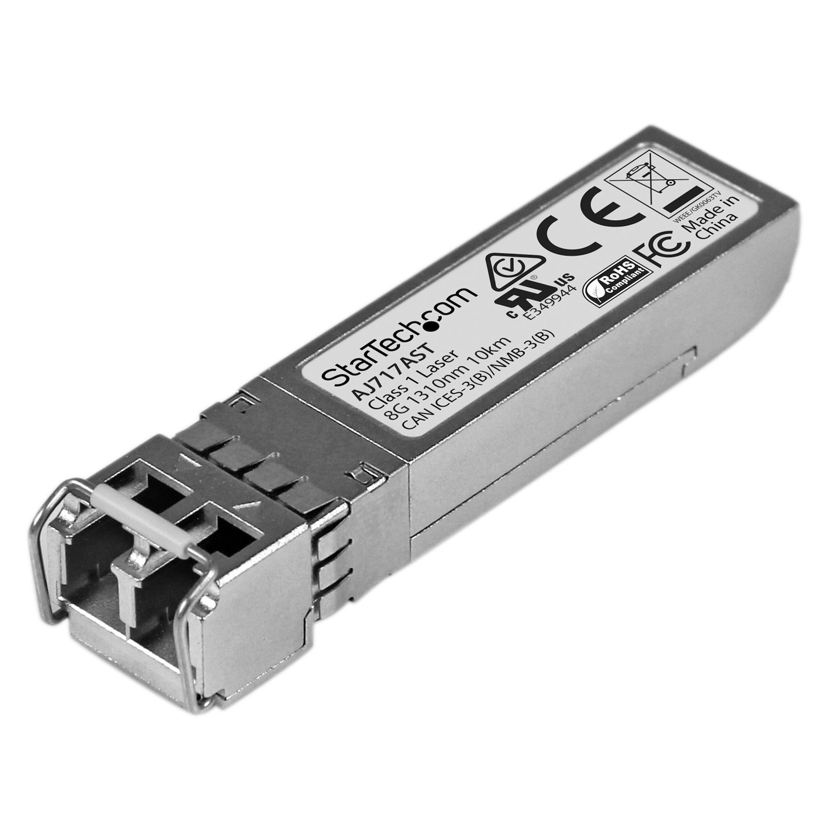 StarTech.com HP AJ717A Compatible SFP+ Transceiver Module - 8GFC~HPE - 8G Fiber Channel WW - 8GbE AJ717AST