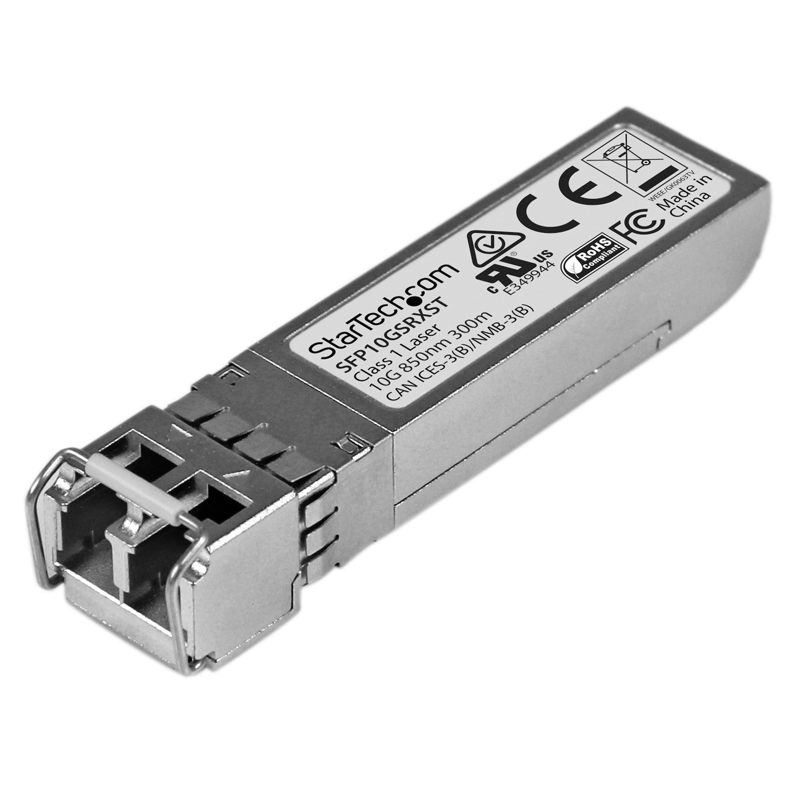 StarTech.com Cisco SFP-10G-SR-X Compatible SFP+ Module - 10GBASE-SR - 10GbE Multimode Fiber MMF