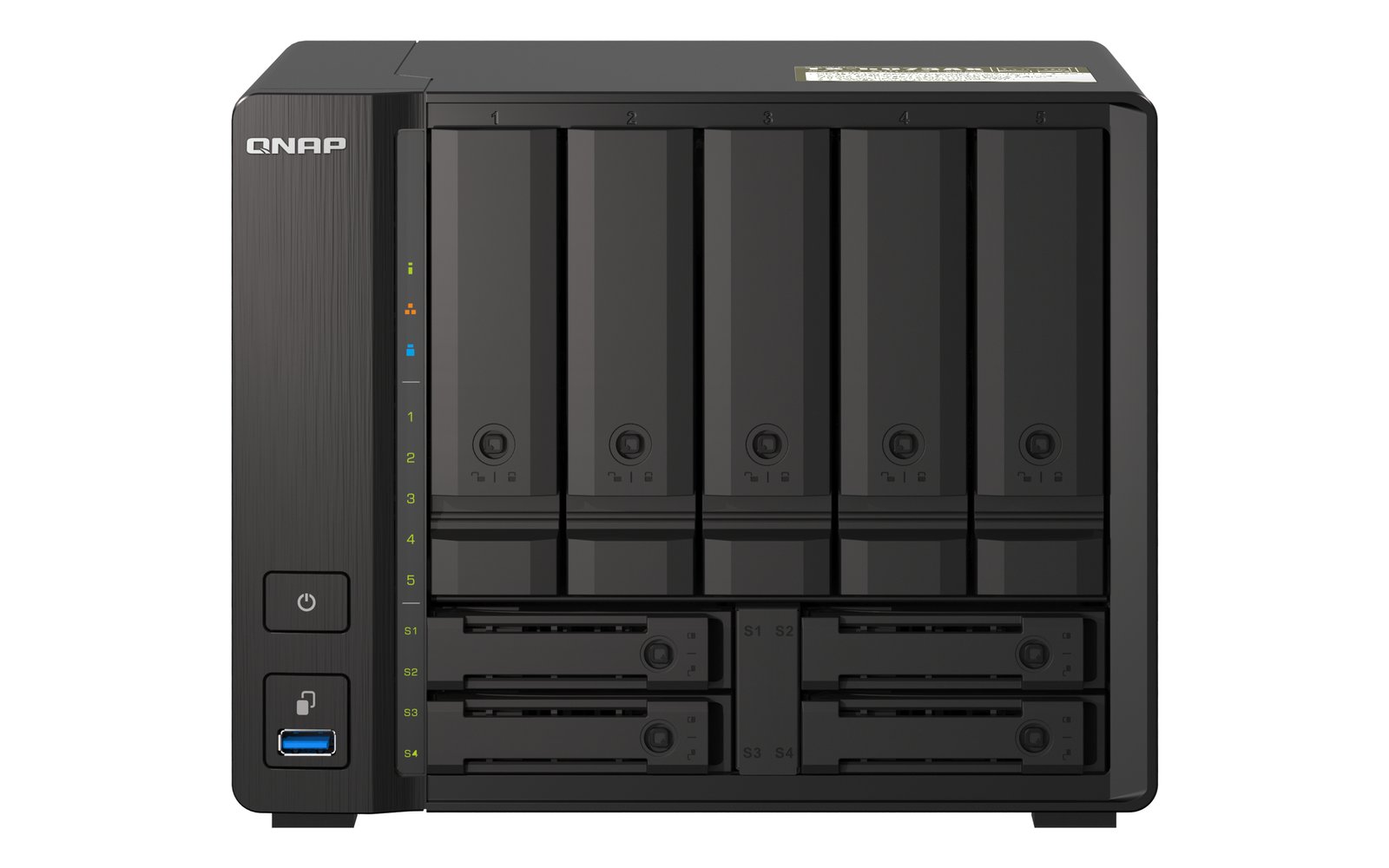 QNAP TS-H973AX-32G NAS Tower Ryzen Embedded V1500B 32 GB DDR4 HDD QuTS hero Black TS-H973AX-32G-US