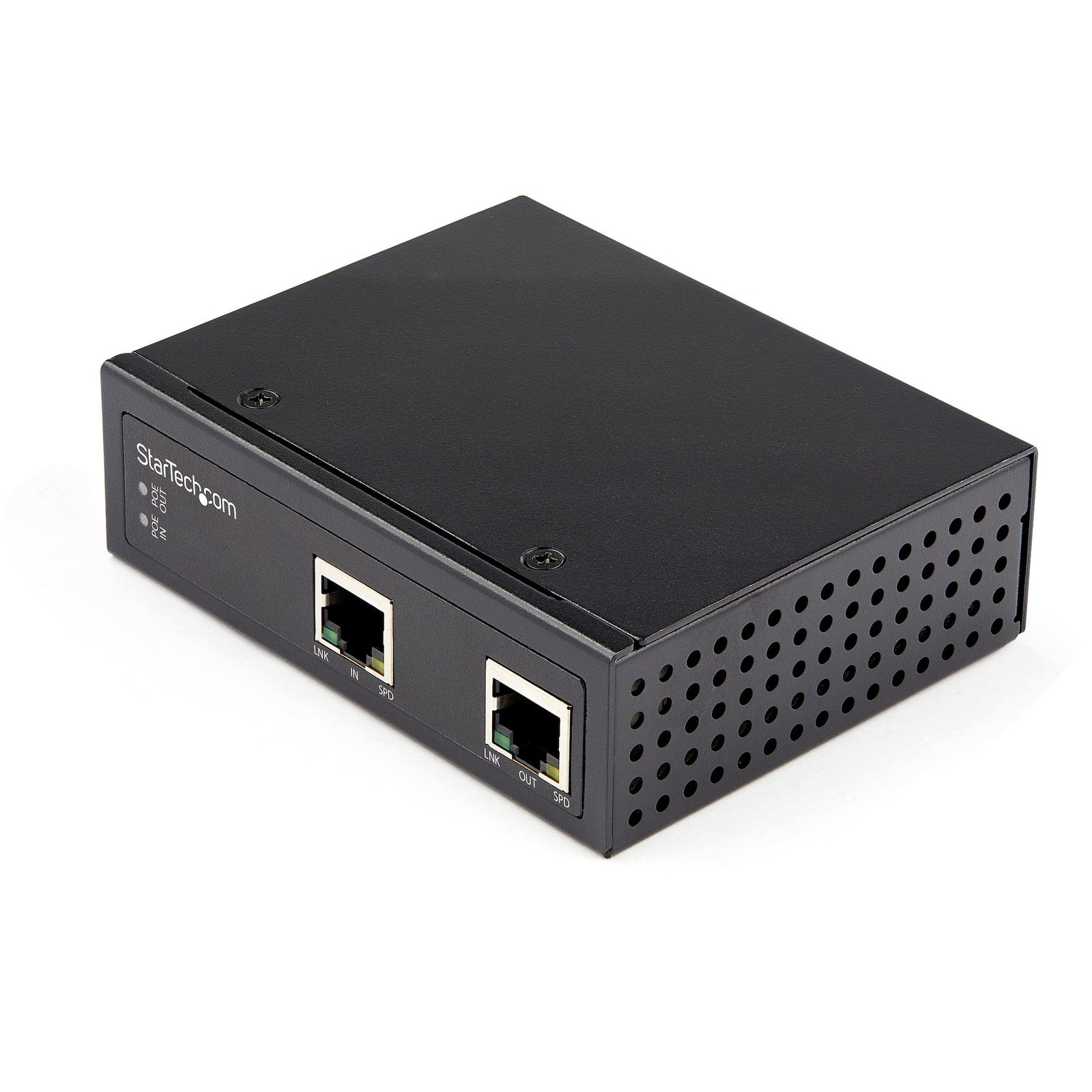 StarTech.com Industrial Single Port Gigabit PoE Extender - 60W 802.3bt - 100m/ 330ft - Power Over