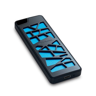 VERBATIM CORPORATION VGX1000 256 GB USB Type-C 3.2 Gen 2 (3.1 Black, Blue 70883