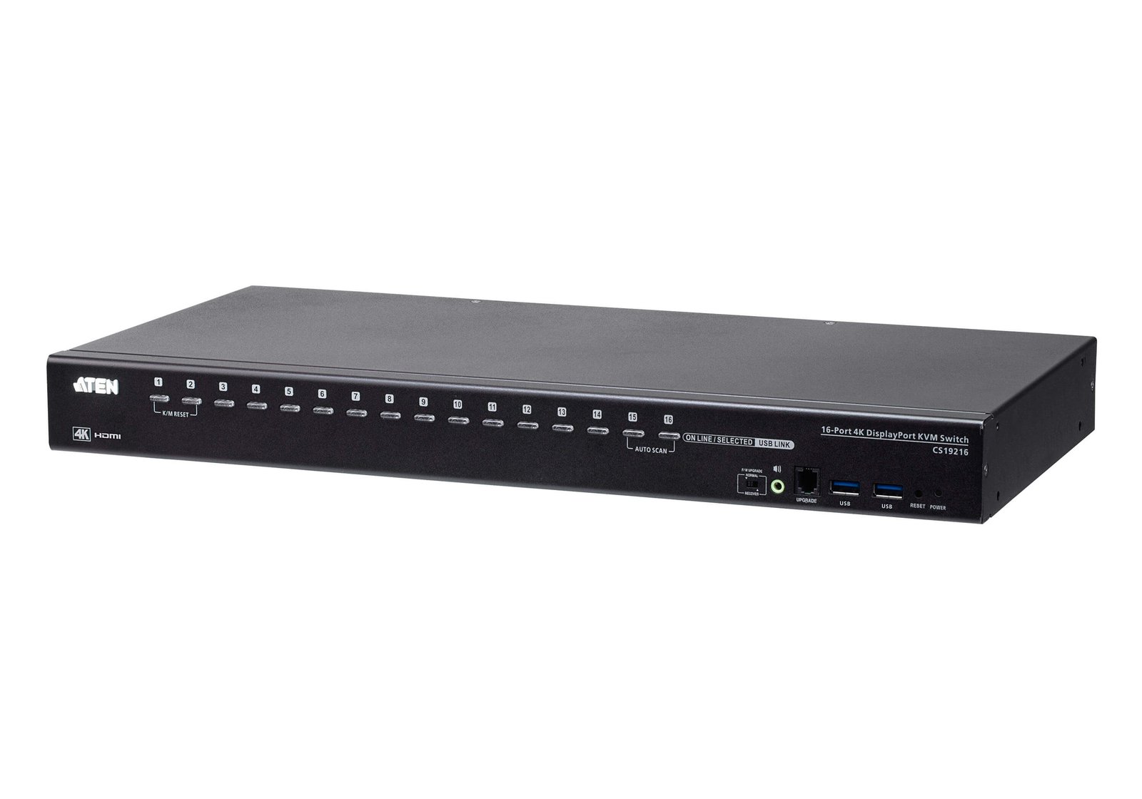 ATEN TECHNOLOGIES CS19216 KVM switch Rack mounting Black
