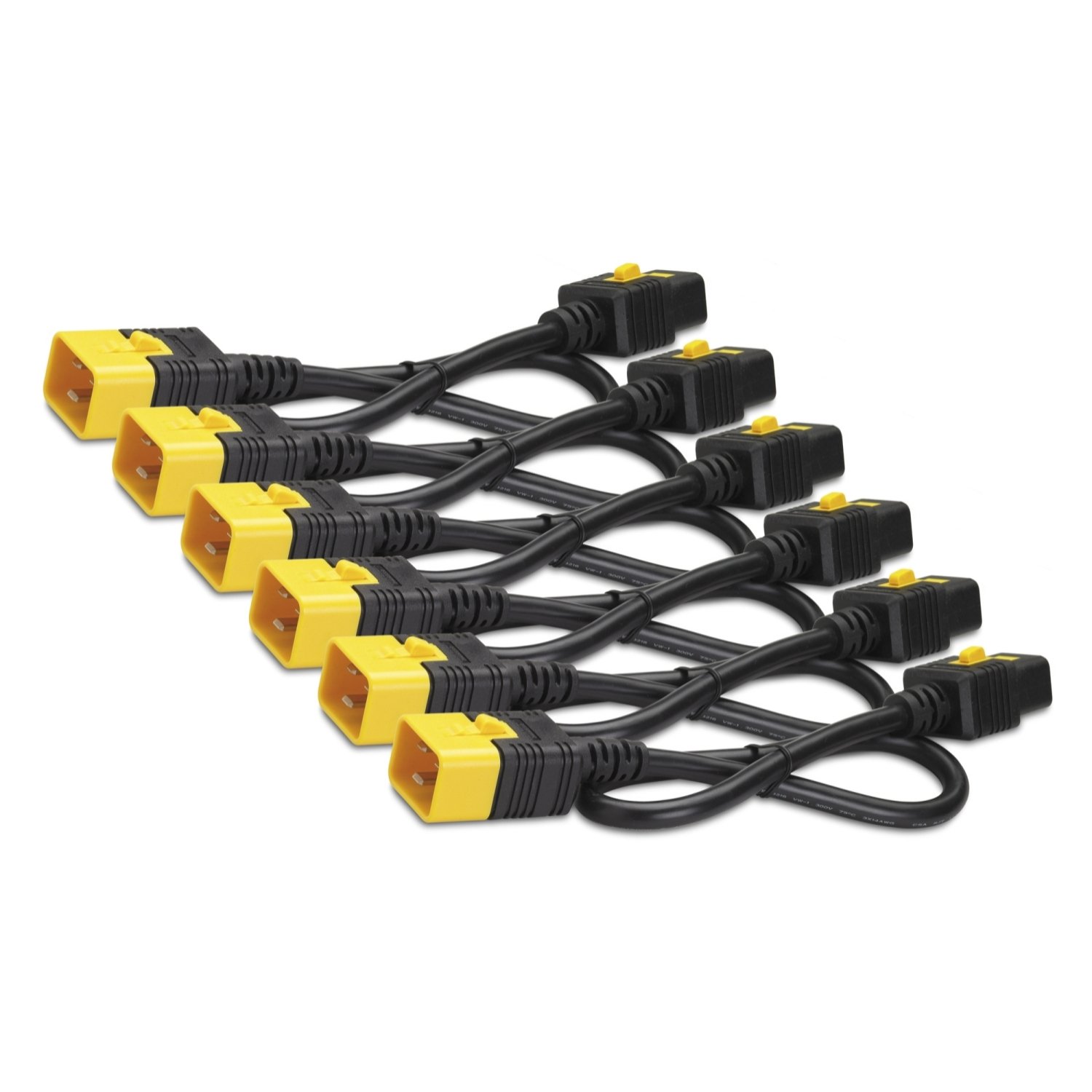 APC SCHNEIDER ELECT IT DIRECT SHIP Power Cord Kit (6 ea), Locking, C19 to C20, 1.8m, Blue