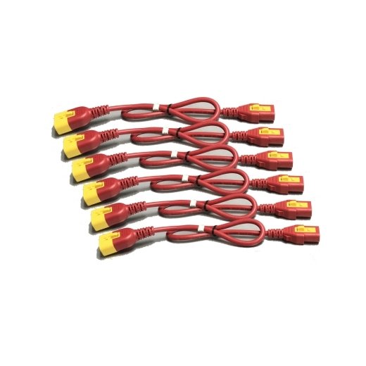 APC SCHNEIDER ELECT IT DIRECT SHIP AP8702S-NAX340 power cable Red 0.6 m C13 coupler C14