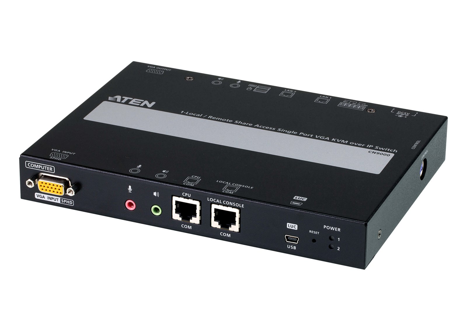 ATEN TECHNOLOGIES CN9000 KVM switch Black