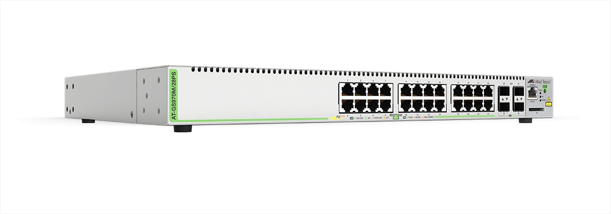 ALLIED TELESIS BOX GS970M/28PS Managed L3 Gigabit Ethernet (10/100/1000) Power over (PoE) Grey