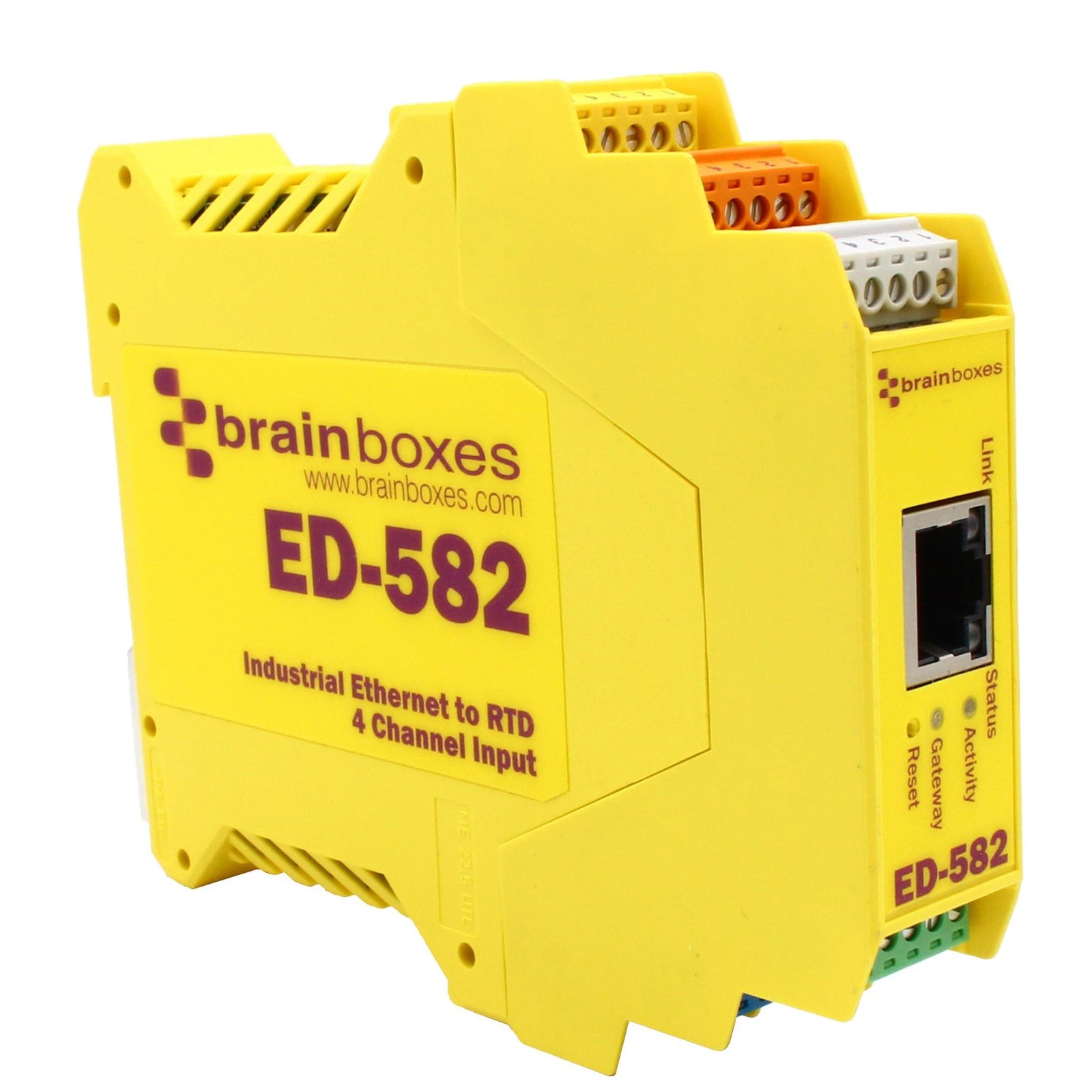 Brainboxes Ethernet to 4 Channel RTD Input ED-582