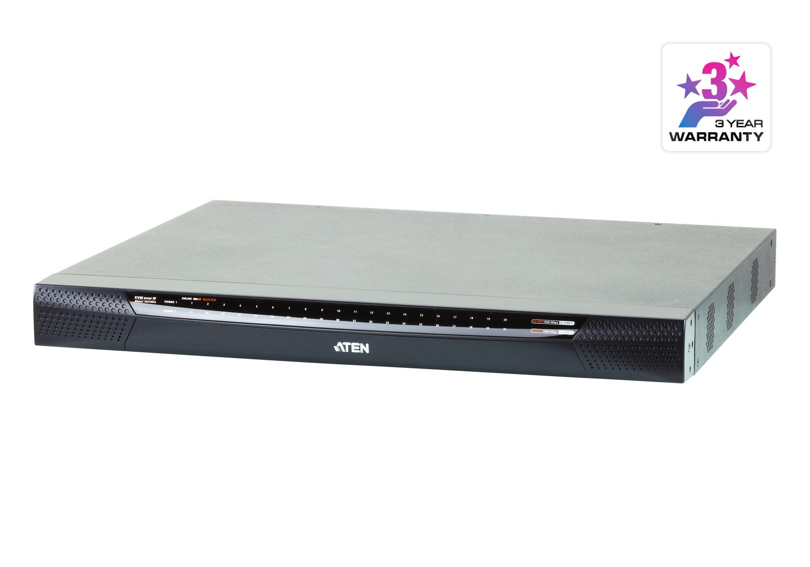 ATEN TECHNOLOGY - ETAIL KN2140VA KVM switch Rack mounting Black, Grey
