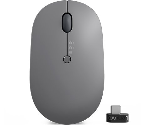 LENOVO TOP SELLER OPTIONS Go Multi-Device mouse Office Ambidextrous RF Wireless + Bluetooth Optical