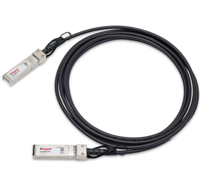 LEGRAND - OPTICS SFP-H10GB-CU2M-L InfiniBand/fibre optic cable 2 m SFP+ Black, Silver