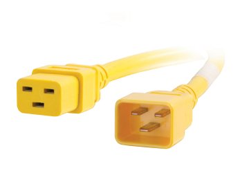 LEGRAND - DATA 17730 power cable Yellow 1.2 m C20 coupler C19