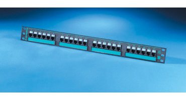 LEGRAND - DATA Clarity 6 24-port Category patch panel - six-port modules - 19 in x 1.75 PHD66U24