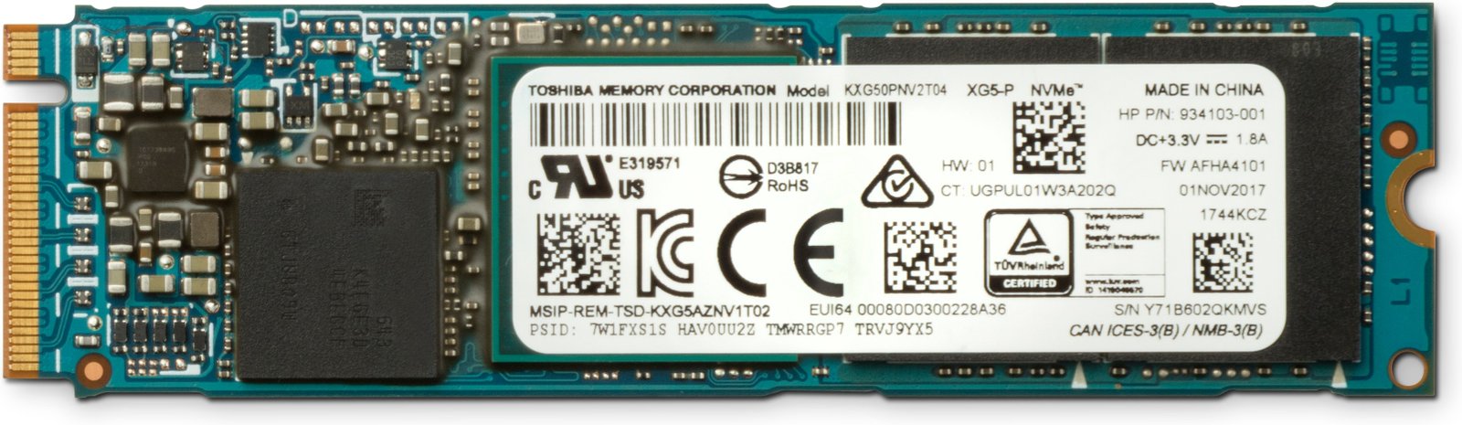 HP INC. - NSB OPTIONS Z Turbo Drive Quad Pro 256GB TLC SSD Module 4YZ35AA