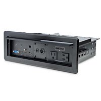 StarTech.com Conference Table Box for AV Connectivity  Power/Charging - 4K HDMI output with DP,  KITBXAVHDPNA