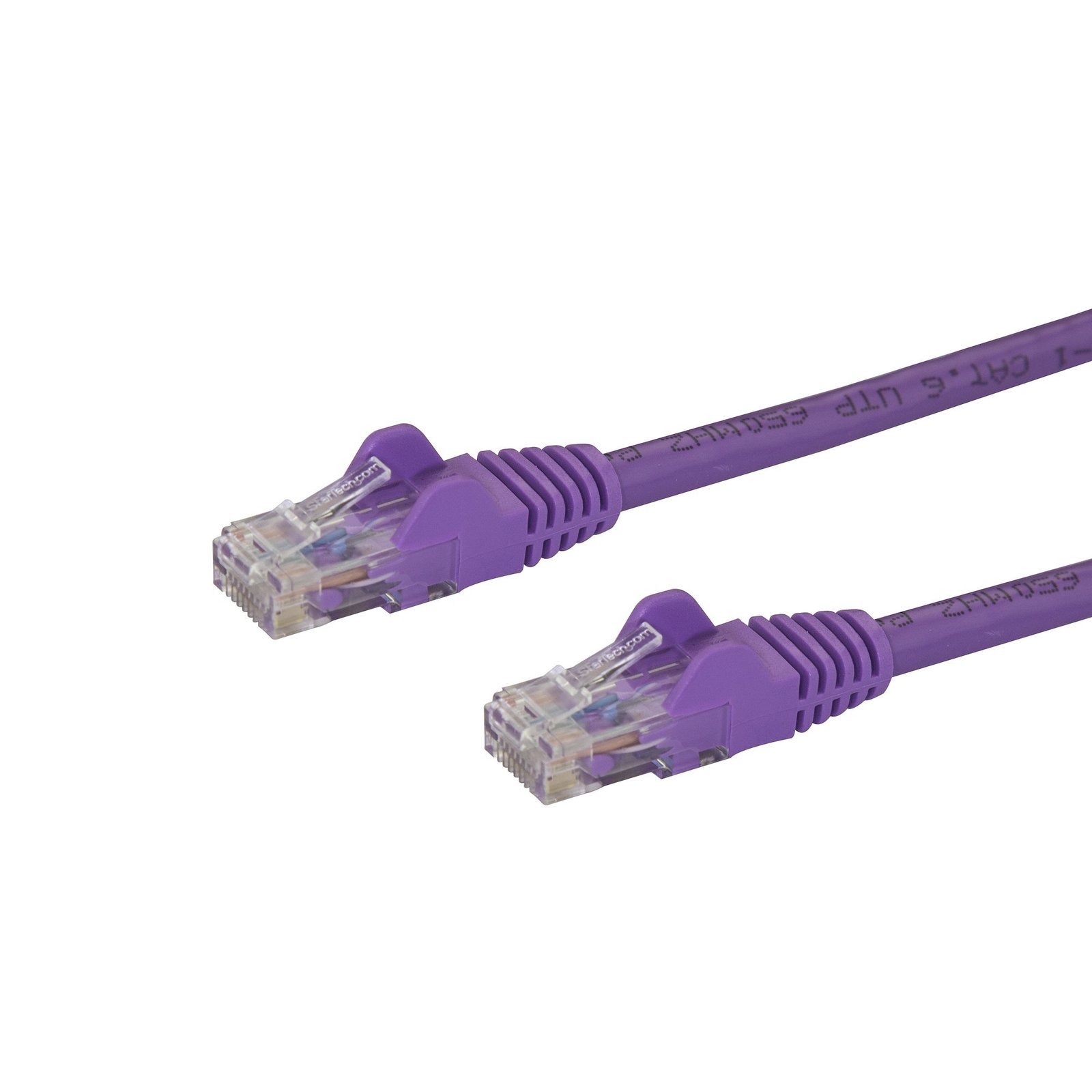 StarTech.com 30ft CAT6 Ethernet Cable - Purple CAT 6 Gigabit Wire -250MHz 100W PoE RJ45 UTP