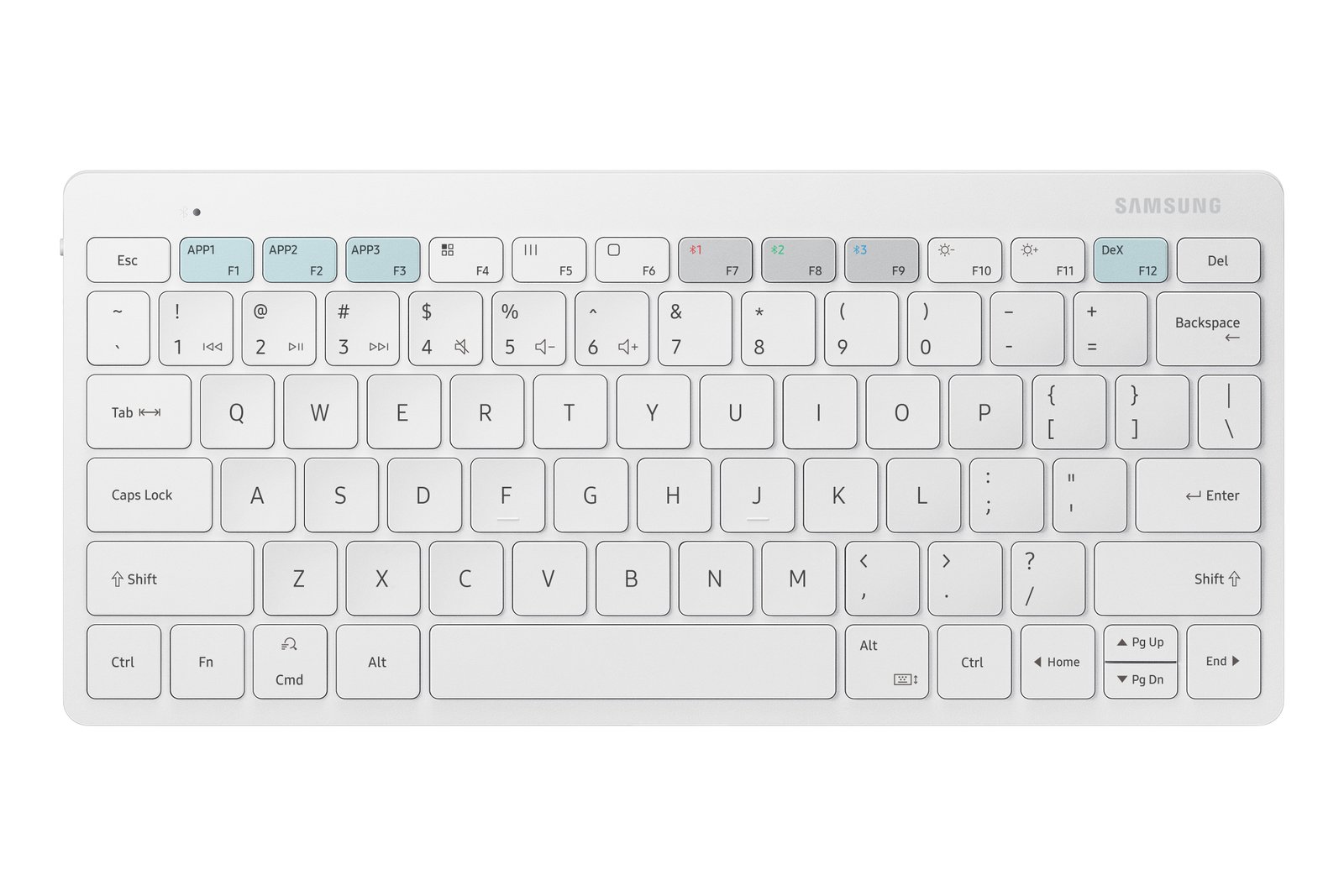 SAMSUNG COMMERCIAL TABLET Smart Trio 500 keyboard Home Bluetooth QWERTY White EJ-B3400UWEGUS
