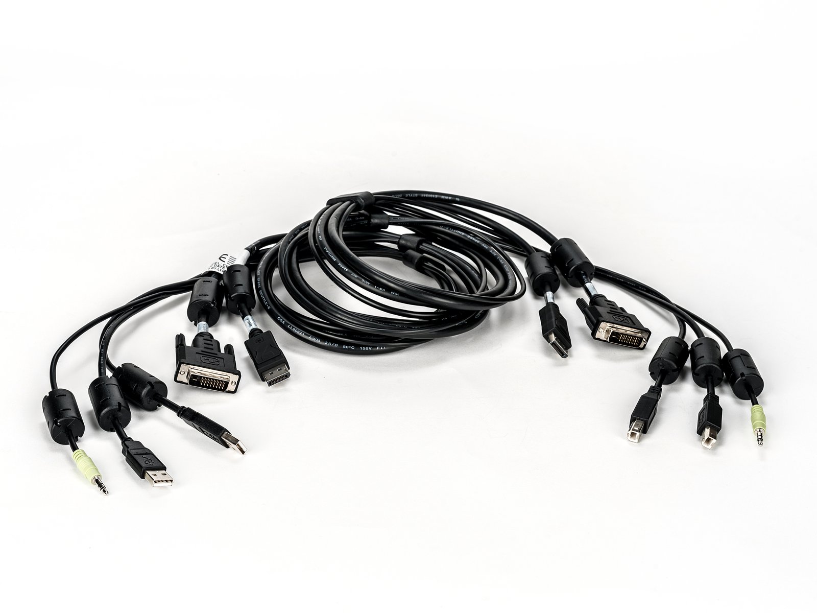 VERTIV-IT SYSTEMS Vertiv Avocent CABLE, 1 DVI-D/1 DISPLAYPORT/2 USB/1 AUDIO, 6FT CBL0179