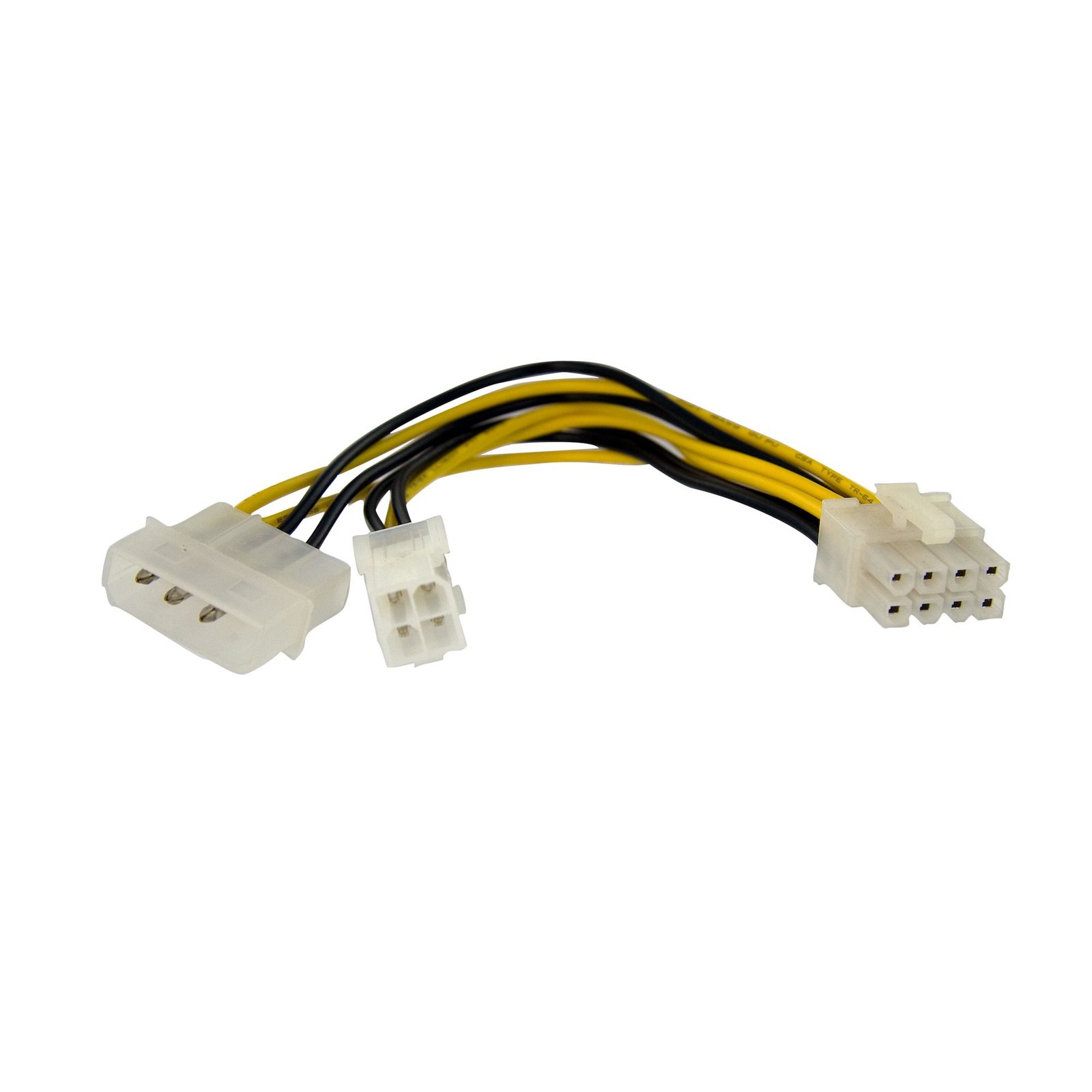 StarTech.com 6in 4 Pin to 8 EPS Power Adapter with LP4 - F/M EPS48ADAP