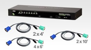 ATEN TECHNOLOGIES CS1308KIT KVM switch Rack mounting