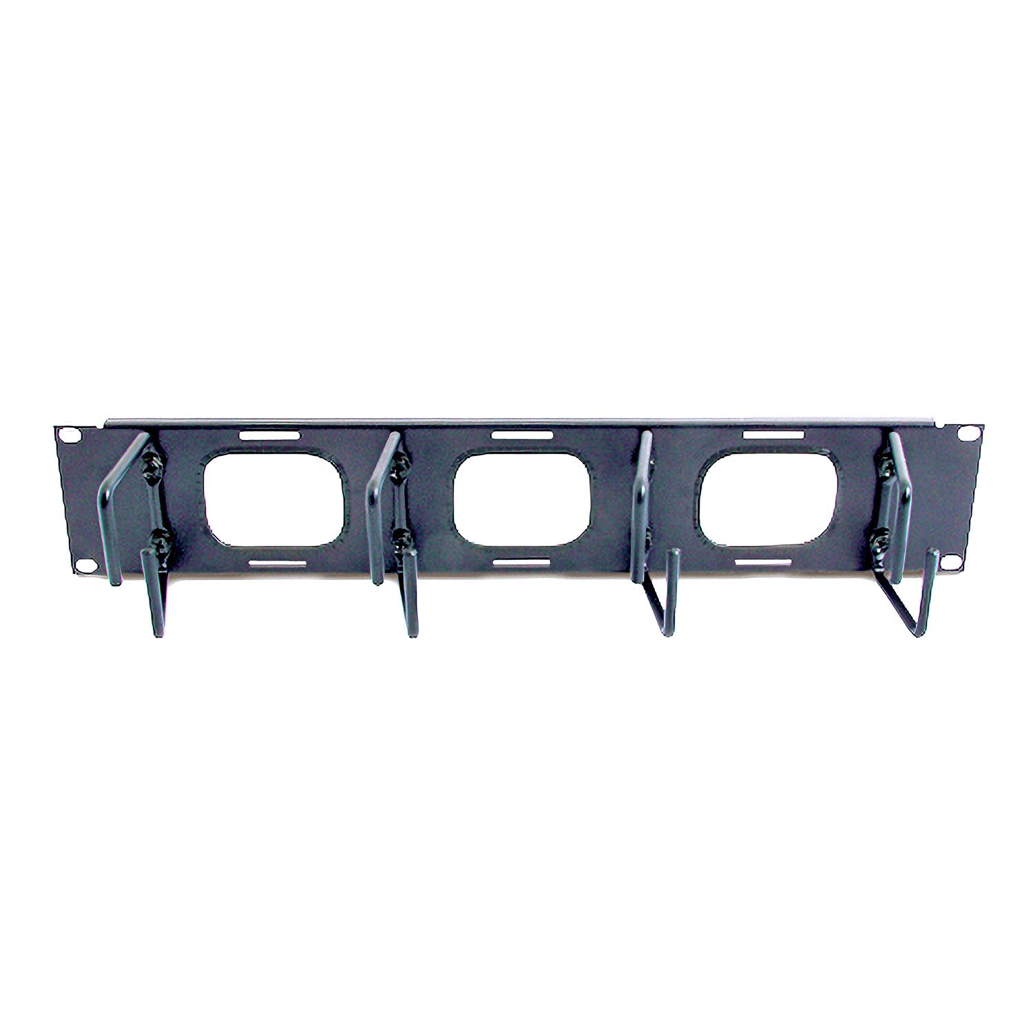 APC SCHNEIDER ELECTRIC IT USA Horizontal Cable Organizer 2U w/pass through holes AR8428