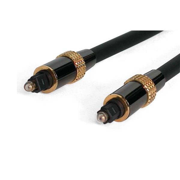 StarTech.com 20 ft Premium Toslink Digital Optical SPDIF Audio Cable TOSLINK20