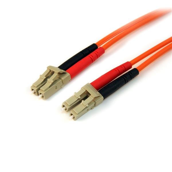 StarTech.com 10m Fiber Optic Cable - Multimode Duplex 50/125 - LSZH Jumper Cord - LC/LC 50FIBLCLC10