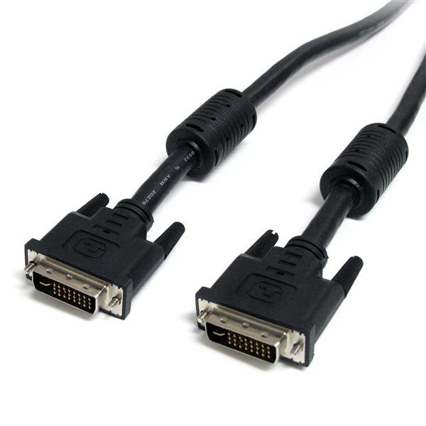 StarTech.com 15 ft DVI-I Dual Link Digital Analog Monitor Cable M/M DVIIDMM15