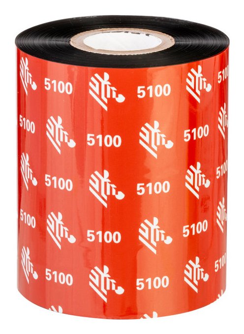 ZEBRA PRINT S1 - SUPPLIES 5100 Resin thermal ribbon 74 m Black 05100NT05707