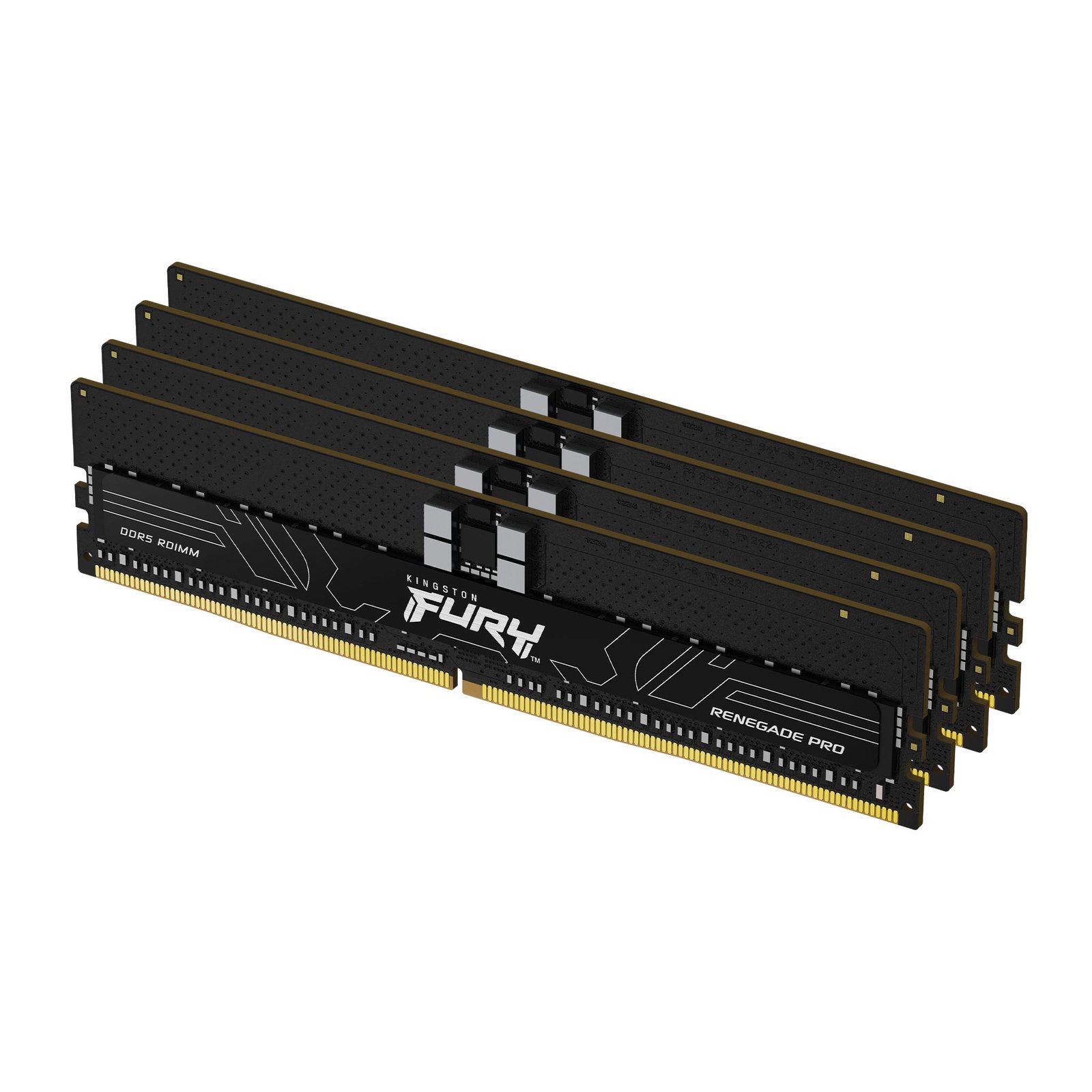 KINGSTON FURY DRAM Technology 64GB 4800MT/s DDR5 ECC Reg CL36 DIMM (Kit of 4) Renegade Pro PnP