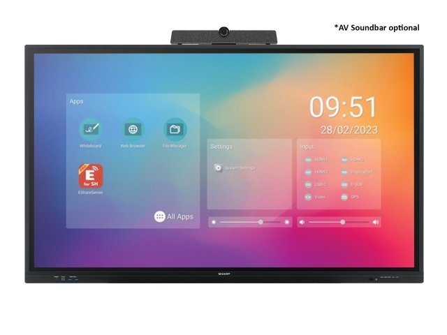 SHARP ELECT - LARGE FORMAT DISPLAYS PN-LC752 Digital signage flat panel 190.5 cm (75") LCD Wi-Fi