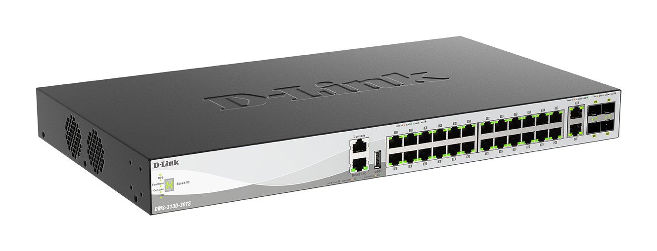 D-LINK SYSTEMS INC DMS-3130-30TS/E network switch Managed L3 10G Ethernet (100/1000/10000)