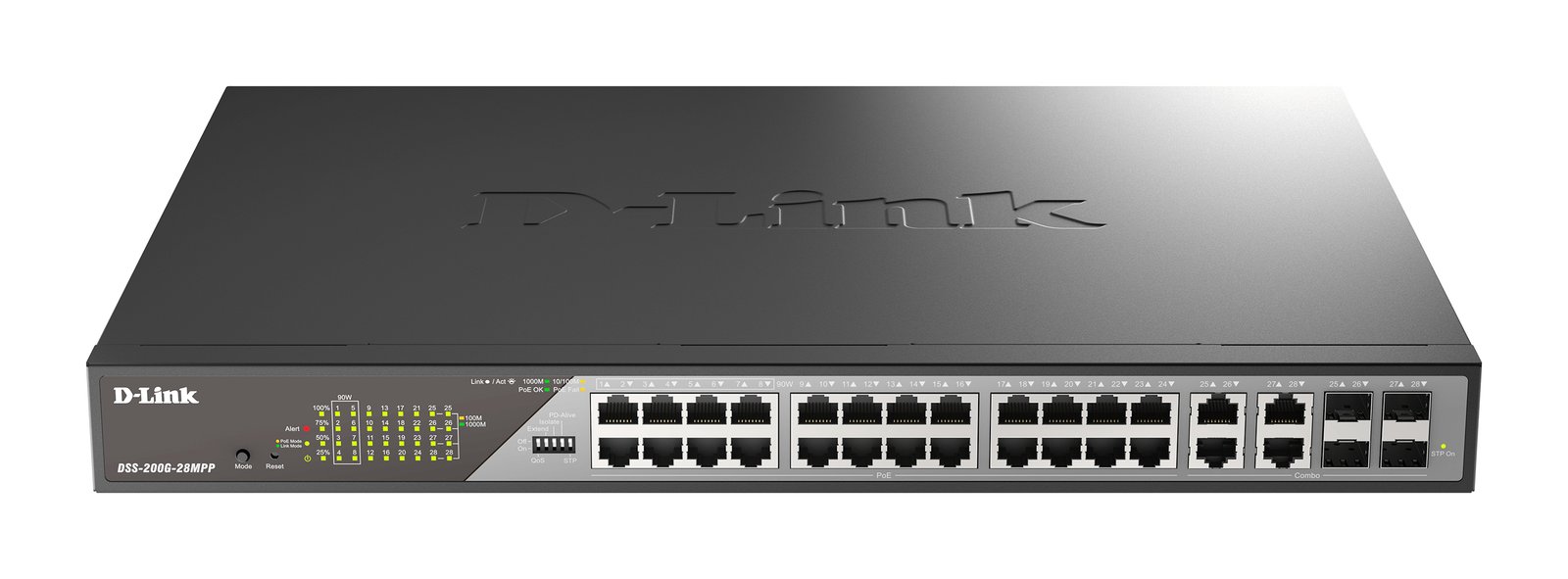 D-LINK SYSTEMS INC DSS-200G-28MPP network switch Managed L2 Gigabit Ethernet (10/100/1000) Power