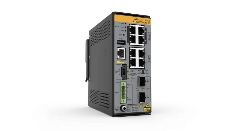 ALLIED TELESIS BOX IE220-10GHX Managed L2 Gigabit Ethernet (10/100/1000) Power over (PoE) Grey