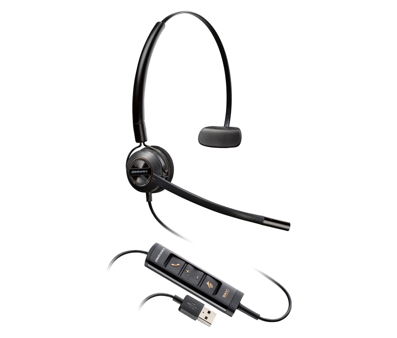 HP POLY HEADSETS EncorePro 545 USB-A Convertible Headset 783R4AA