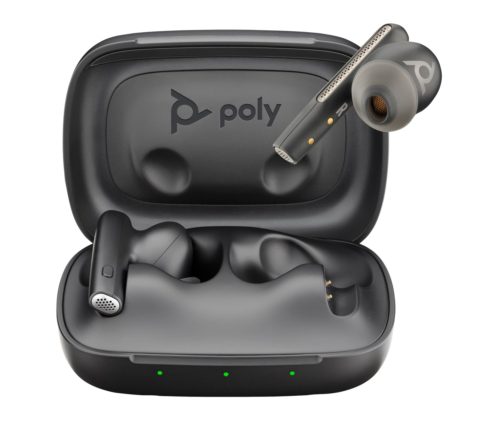 HP POLY HEADSETS Voyager Free 60 UC Black Basic Charge Case 8L580AA