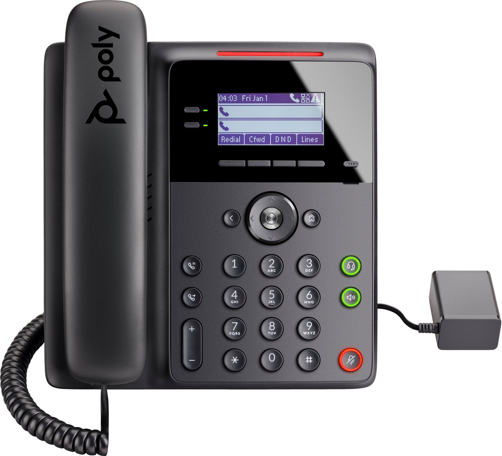 HP POLY VOICE Edge B20 IP Phone and PoE-enabled 82M83AA
