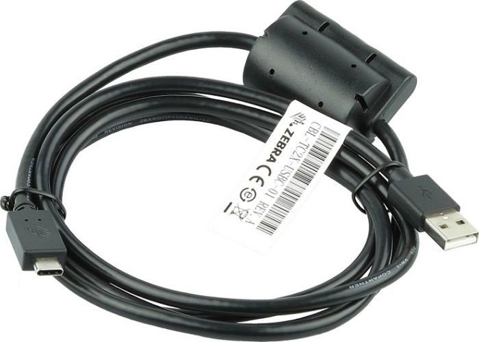 ZEBRA ENTERPRISE MCD-A1 CBL-TC2X-USBC-01 USB cable A Black