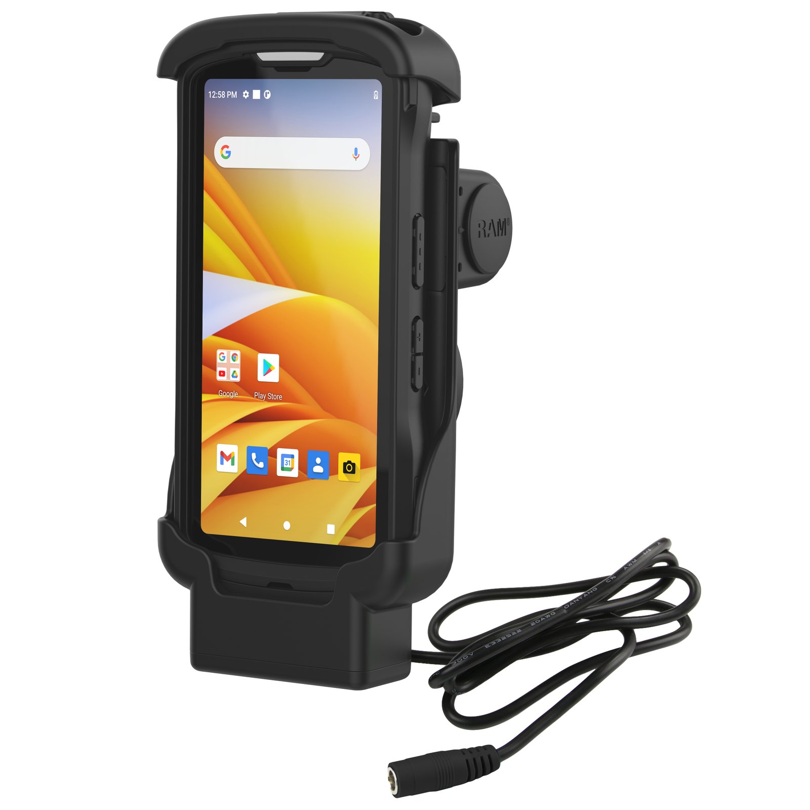 ZEBRA EVM XPLORE TABLETS 3PTY-RAM-HOL-ZE17-2U mobile device charger computer Black Indoor