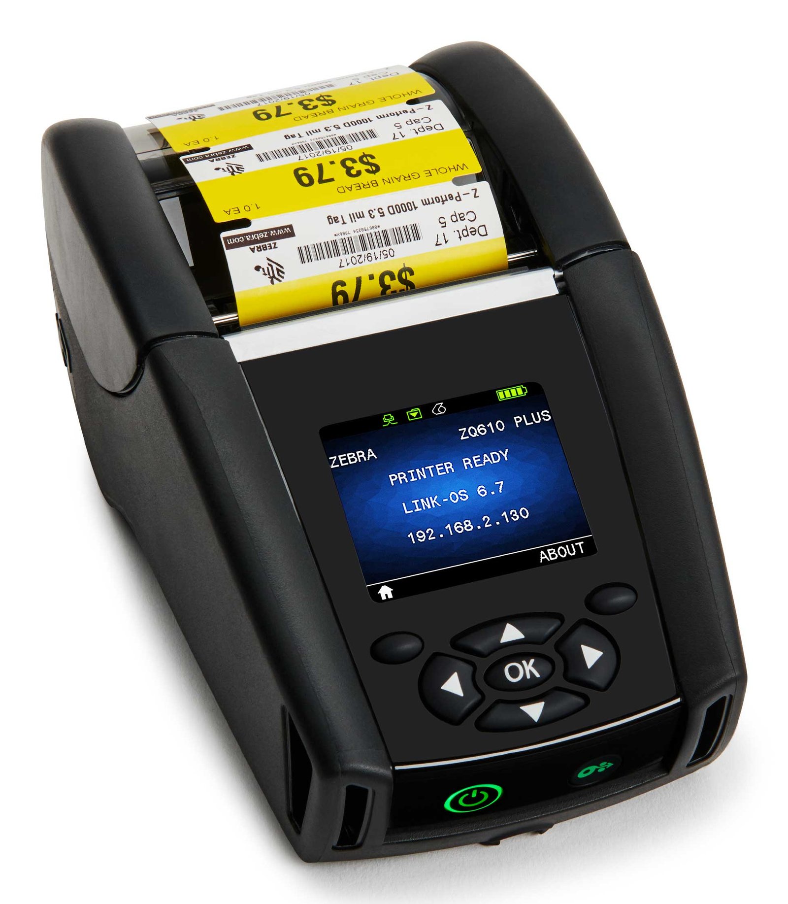 ZEBRA PRINT A1 - DIFFERENTIATED ZQ610 Plus label printer Direct thermal 203 x DPI 115 mm/sec Wired
