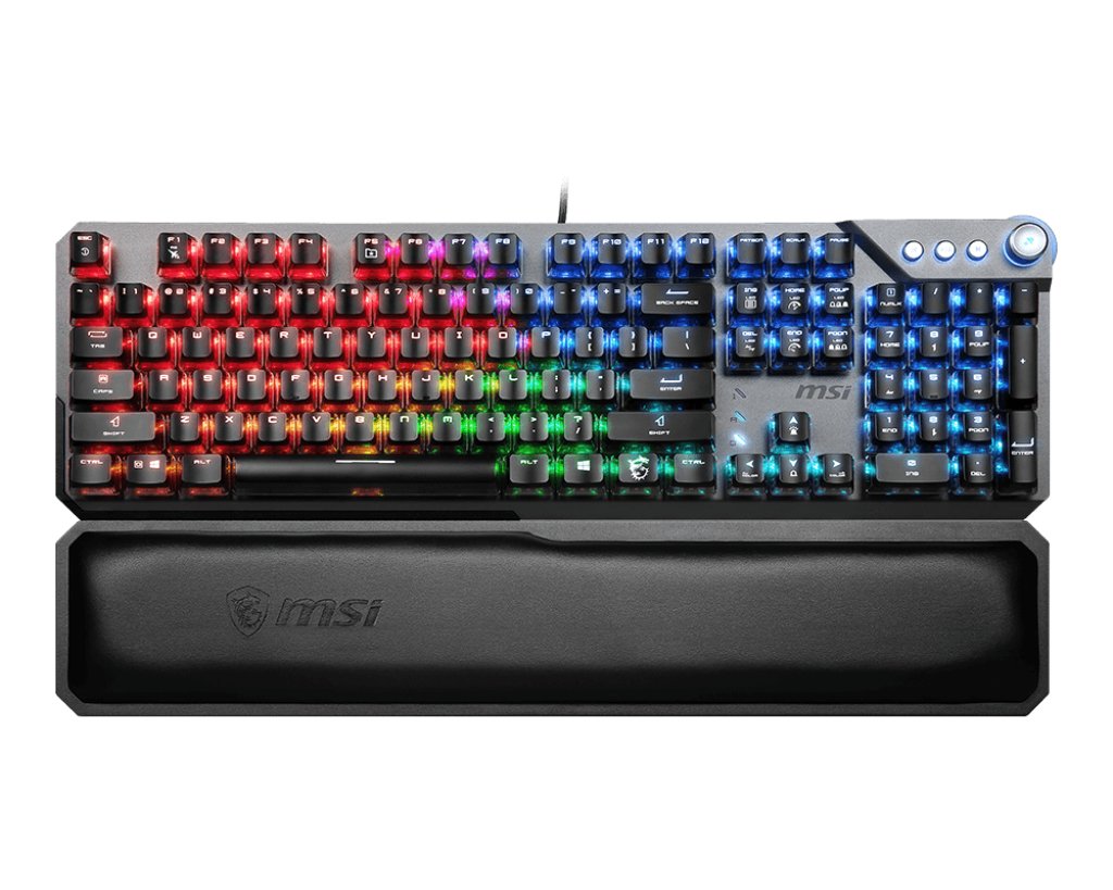 MSI - COMPONENTS VIGOR GK71 SONIC - RED SWITCHES keyboard Gaming USB QWERTY English Black