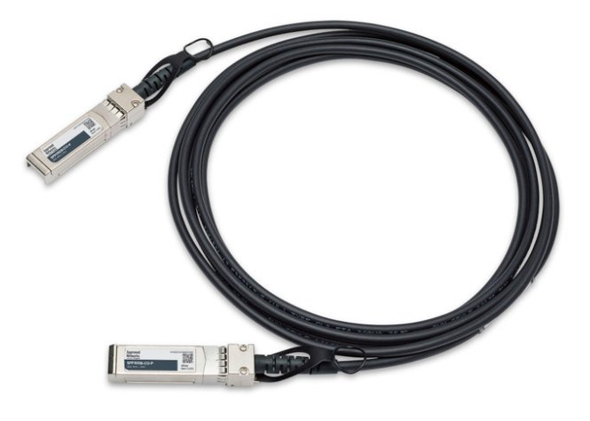 LEGRAND - APPROVED 100-01793-2.5M-A InfiniBand/fibre optic cable SFP+ DAC Black, Silver