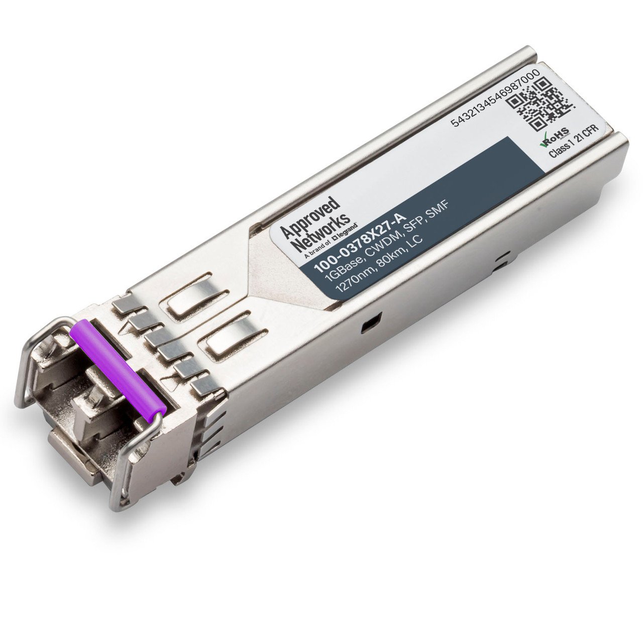 LEGRAND - APPROVED 100-0378X27-A network transceiver module Fiber optic 1250 Mbit/s SFP 1270 nm