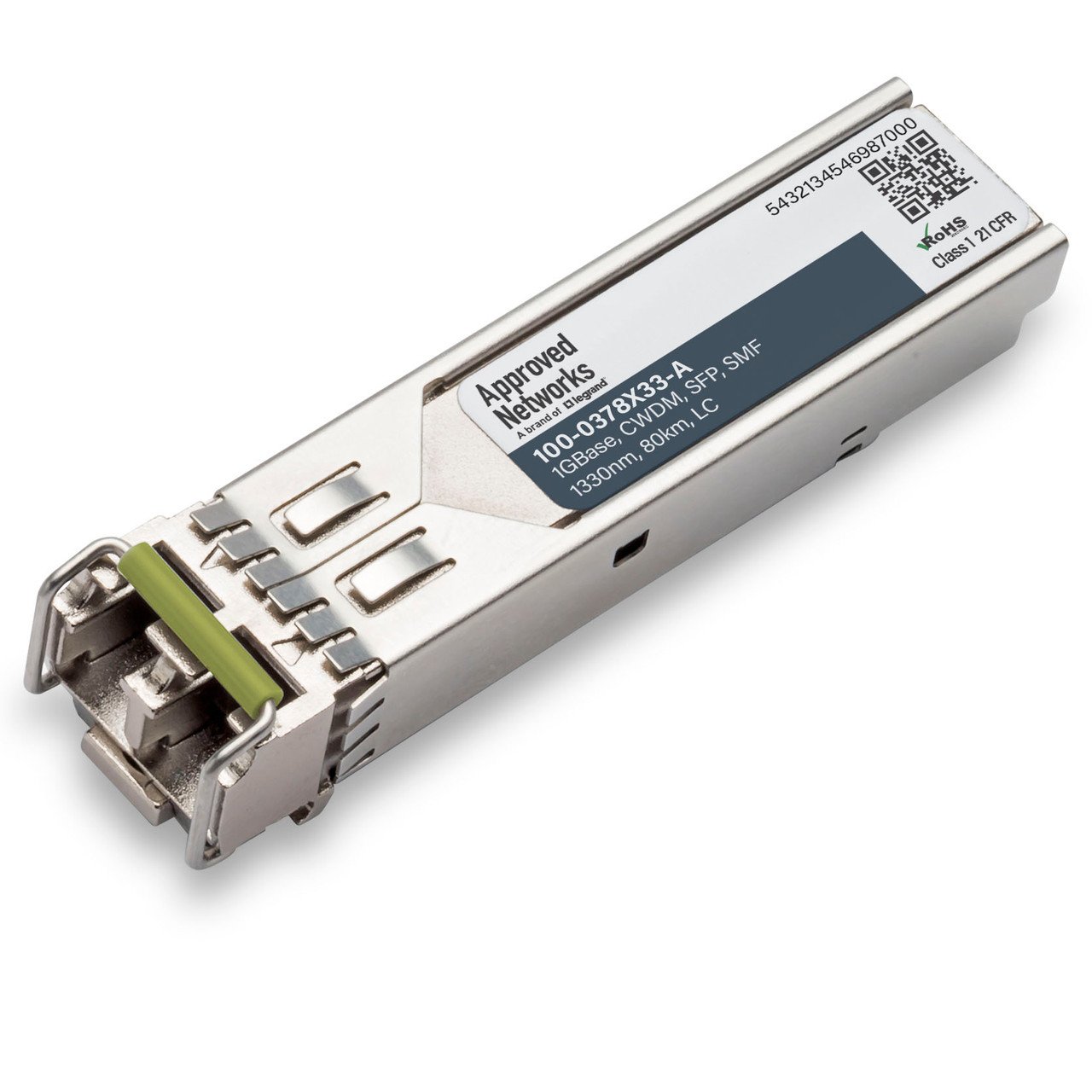 LEGRAND - APPROVED 100-0378X33-A network transceiver module Fiber optic 1250 Mbit/s SFP 1330 nm