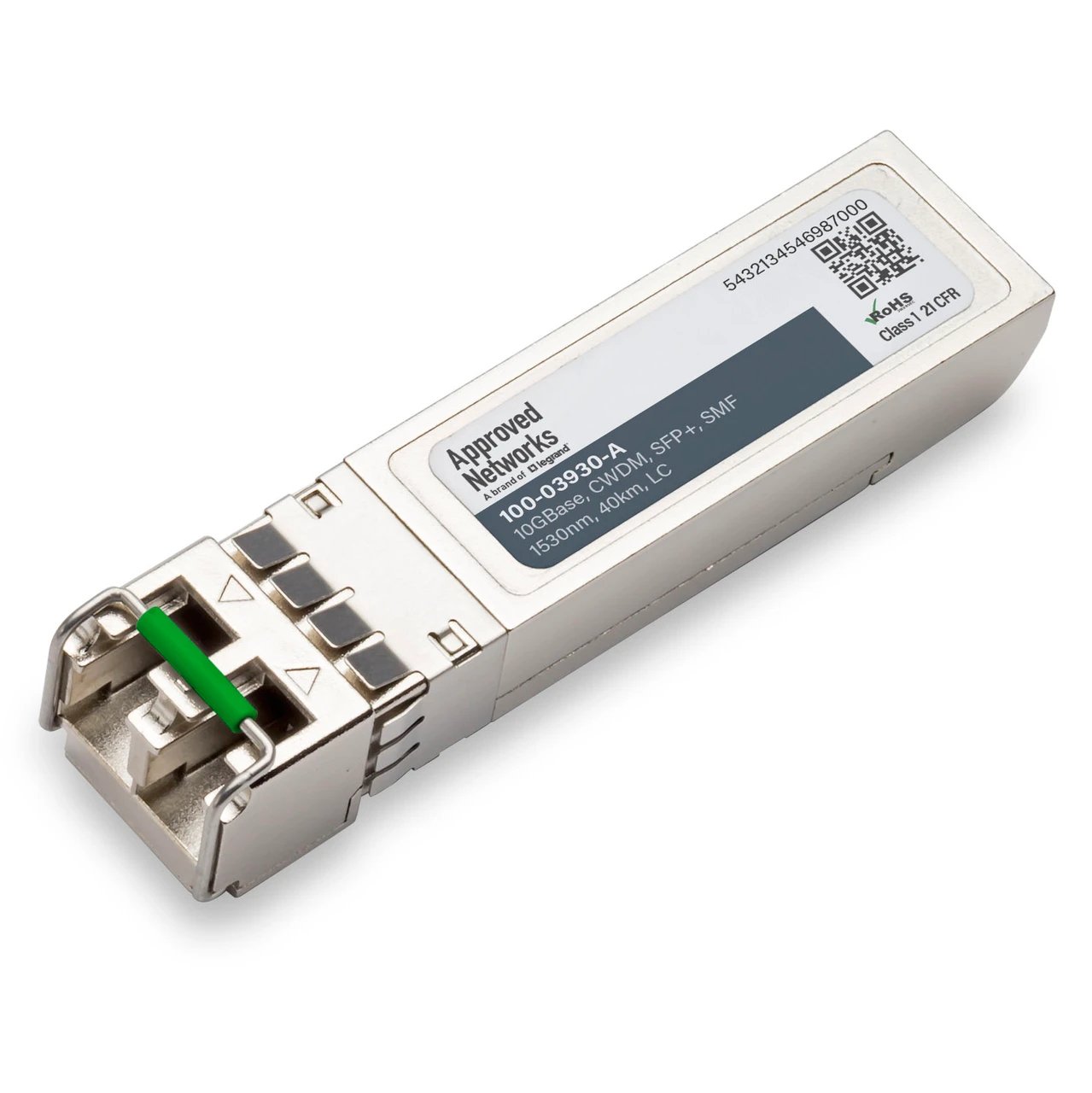 LEGRAND - APPROVED 100-03930-A network transceiver module Fiber optic 10 Mbit/s SFP+ 1530 nm