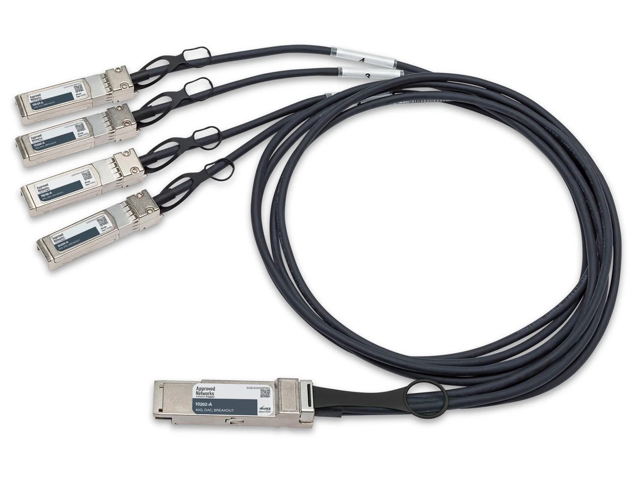 LEGRAND - APPROVED 10202-A InfiniBand/fibre optic cable 1 m QSFP+ 4x SFP+ Twinax Black