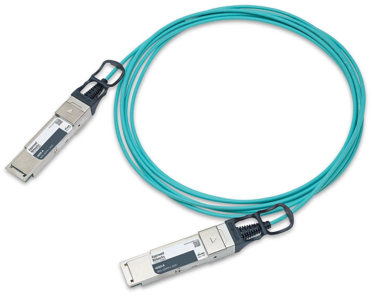 LEGRAND - APPROVED 10337-A InfiniBand/fibre optic cable 5 m QSFP+ AOC Aqua colour