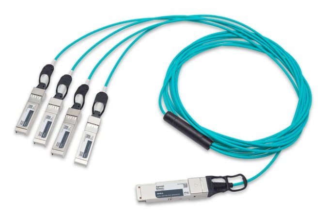 LEGRAND - APPROVED 10441-A InfiniBand/fibre optic cable 5 m QSFP AOC Aqua colour
